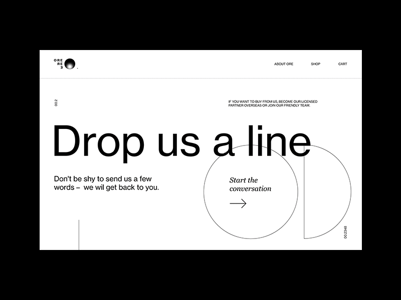 ORE Study Restyling call motion ui white