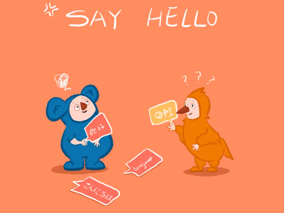 Cartoon Character：Bearman animal animation artwork cartoon creative cute drawings illustration kid pet