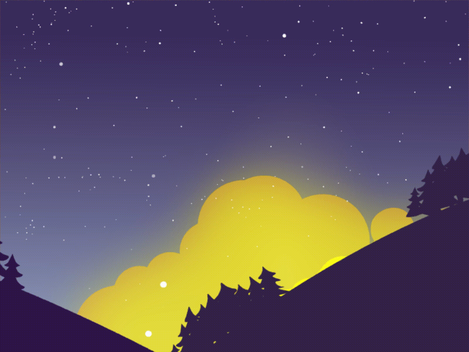 Spooky Season after effects autumn bats design digital fall gif halloween illustration illustrator inktober moon motion october scary spooky vectober