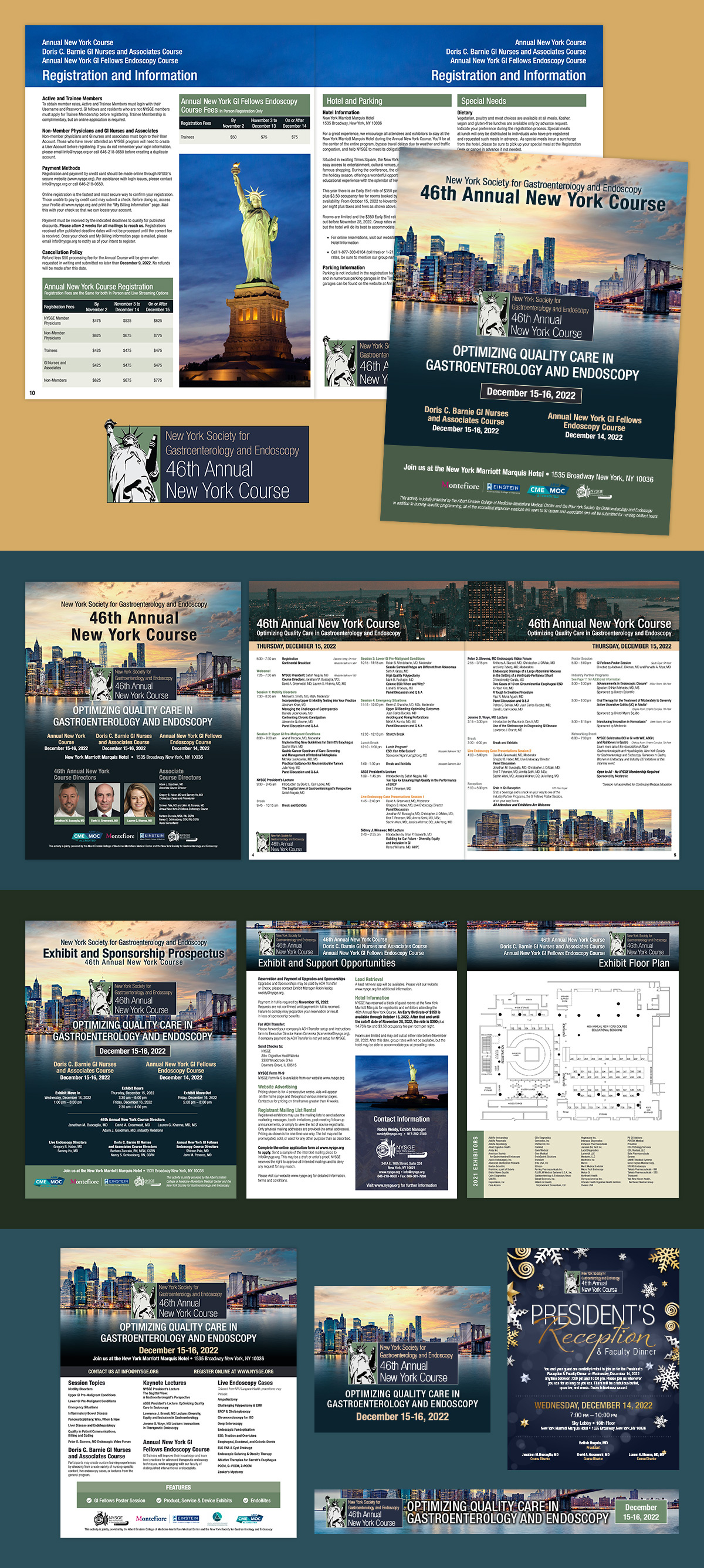 NYSGE 46th Annual Course Graphics design event graphic design