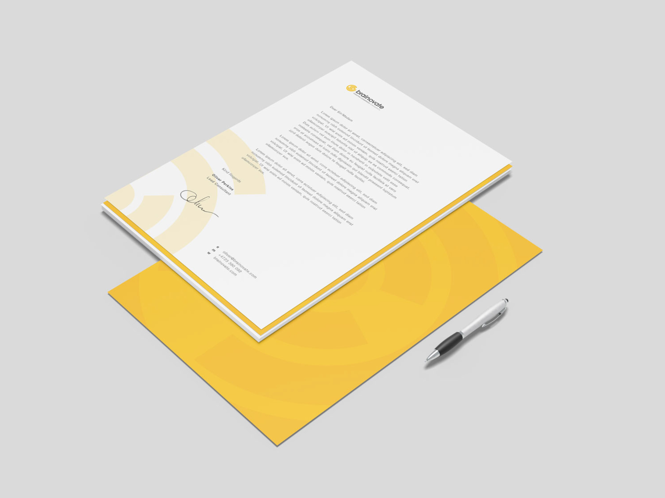 Example of Print Design (Intentional & On Brand)