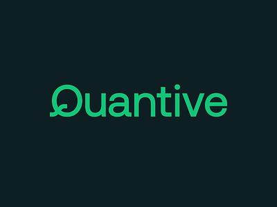 Quantively brand identity branding logo design wordmark