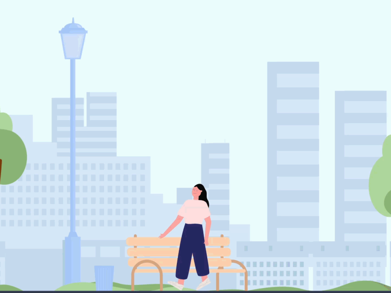 Happy walk cycle animation - Character animation After Effects 2d 2d animation after effects animation character character animation character design illustration motion motion design motion graphics walk cycle