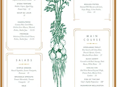 Restaurant Menu design menu
