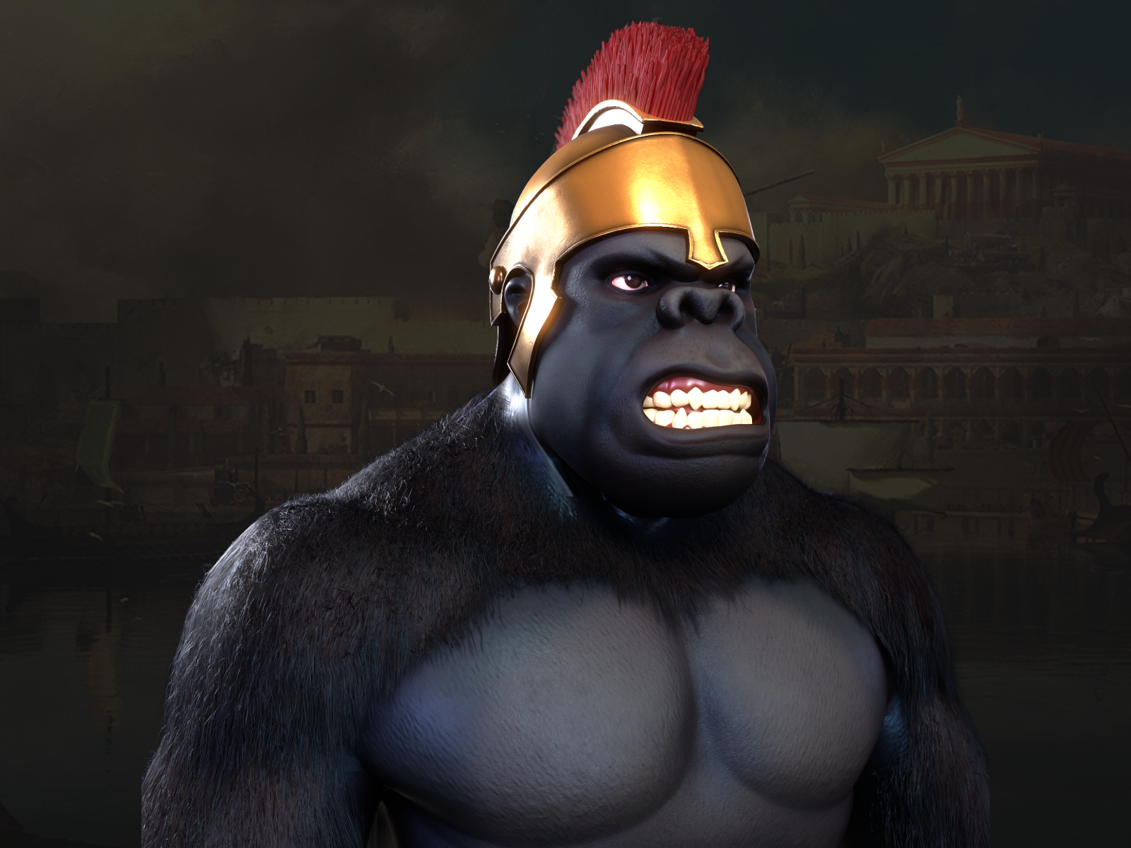 3D Gorilla NFT by Sok Studio on Dribbble