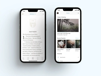 ESV Bible bible bible app iphone product design read reading app ui ux