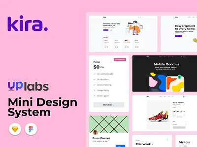 Kira Minimalist Design System minimal minimal design system minimal ui design minimal ui kit minimalist minimalist design template minimalist ui minimalist ui design