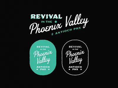 Revival in the Phoenix Valley arizona cactus desert design graphic illustration lettering phoenix typography western