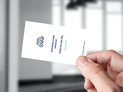 Hand Holding Business Card Mockup business card free mockup mock up mockup print mockup
