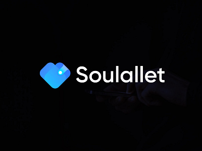 Soulallet - digital wallet logo concept blockchain branding core crypto defi digital wallet finance gradient heart identity logo logo design logo designer logo icon transaction transfer wallet