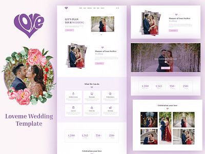 Wedding UI Kit Template bride couple groom indain weeding invitation muslim wedding responsive rsvp wedding wedding agency wedding html template wedding invitation