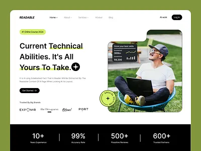 New Look business concept illustration internet landing layout page site template vector web website