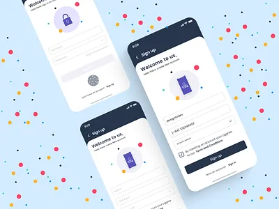 Login System application background button design form interface login template ui vector web website