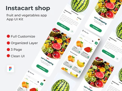 Instacart Shop Apps app calculator concept drink fastfood food app burger infison cal medicine pizza restaurant