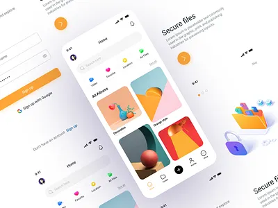 Mobile gallery app design app design dribbble gallery app mobile app multimedia photo viewer ui design user interface ux visual experience