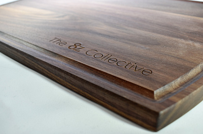 8z Collective Engraved Cutting Boards design graphic design real estate