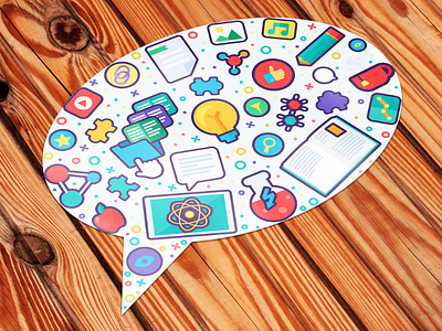 Online School Banner banner chemistry course distance education educational internet online school studying training vector