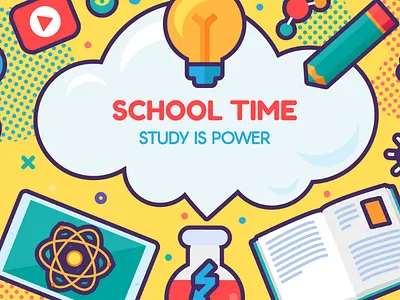 Educational Course Banner banner chemistry course distance education educational internet online school studying training vector