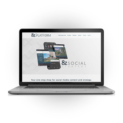 8z Social Strategy Website branding design graphic design real estate ui uiux ux websites