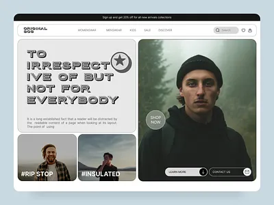 Landing Ui Kits banner concept illustration interface internet landing mobile page technology template web website