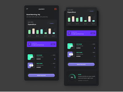 Dark theme and new design should apply to Create, Currency and