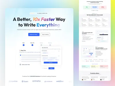 AI Writing Assistant WordPress SaaS app ai content generator ai template ai theme code generation image generation openai content ultimateai