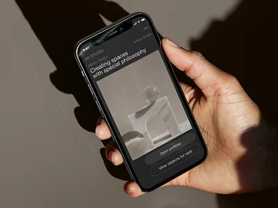 Elegant interior design website branding ui ux webdesign