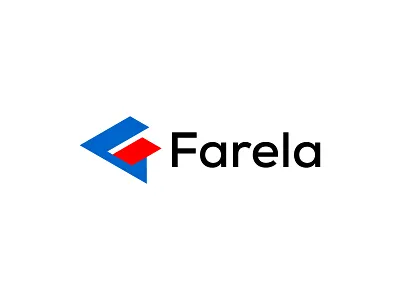 Farela F letter logo design brand branding design f f letter f letter logo f logo identity logo logo design logotype minimalist modern print simple