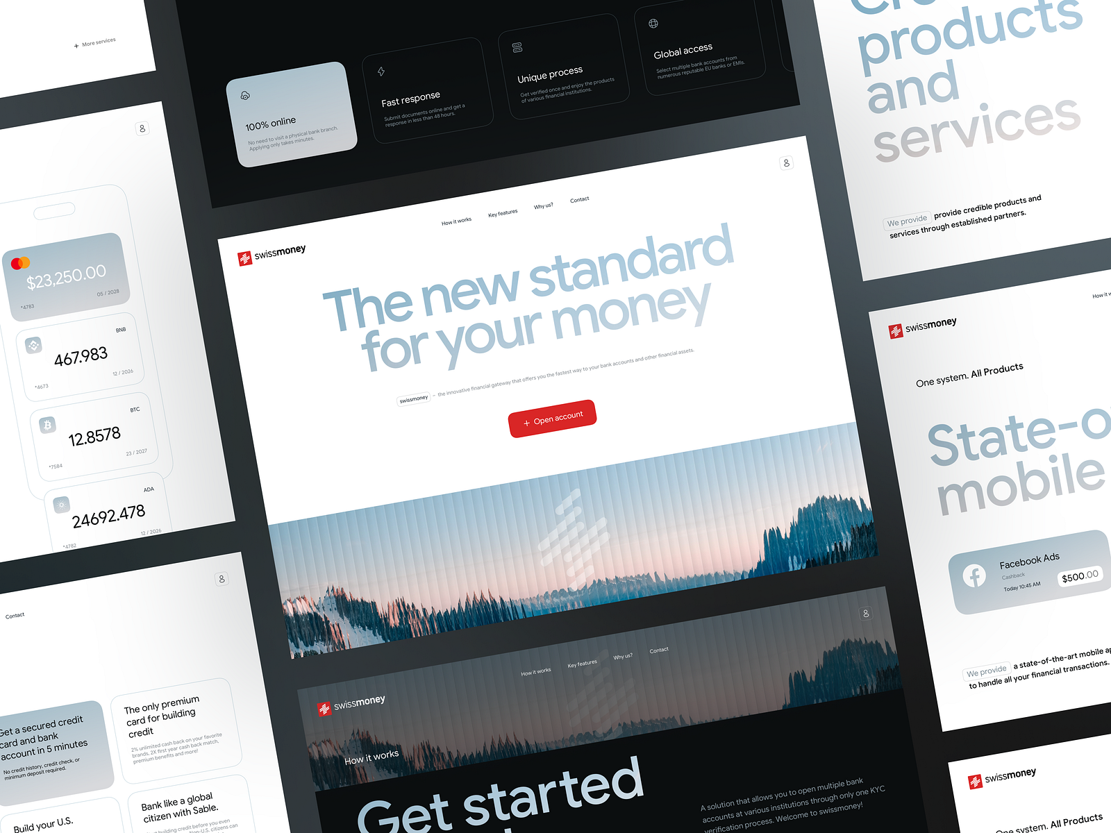 Digital Banking site Concept by Bogdan Nikitin for Nixtio on Dribbble