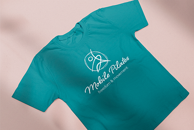 Mobile Pilates (Merch) branding campaign clothing design graphic design logo merch pilates print typography