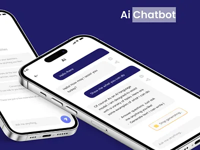 AI Chatbot 3d animation branding design figma graphic design illustration logo motion graphics ui vector