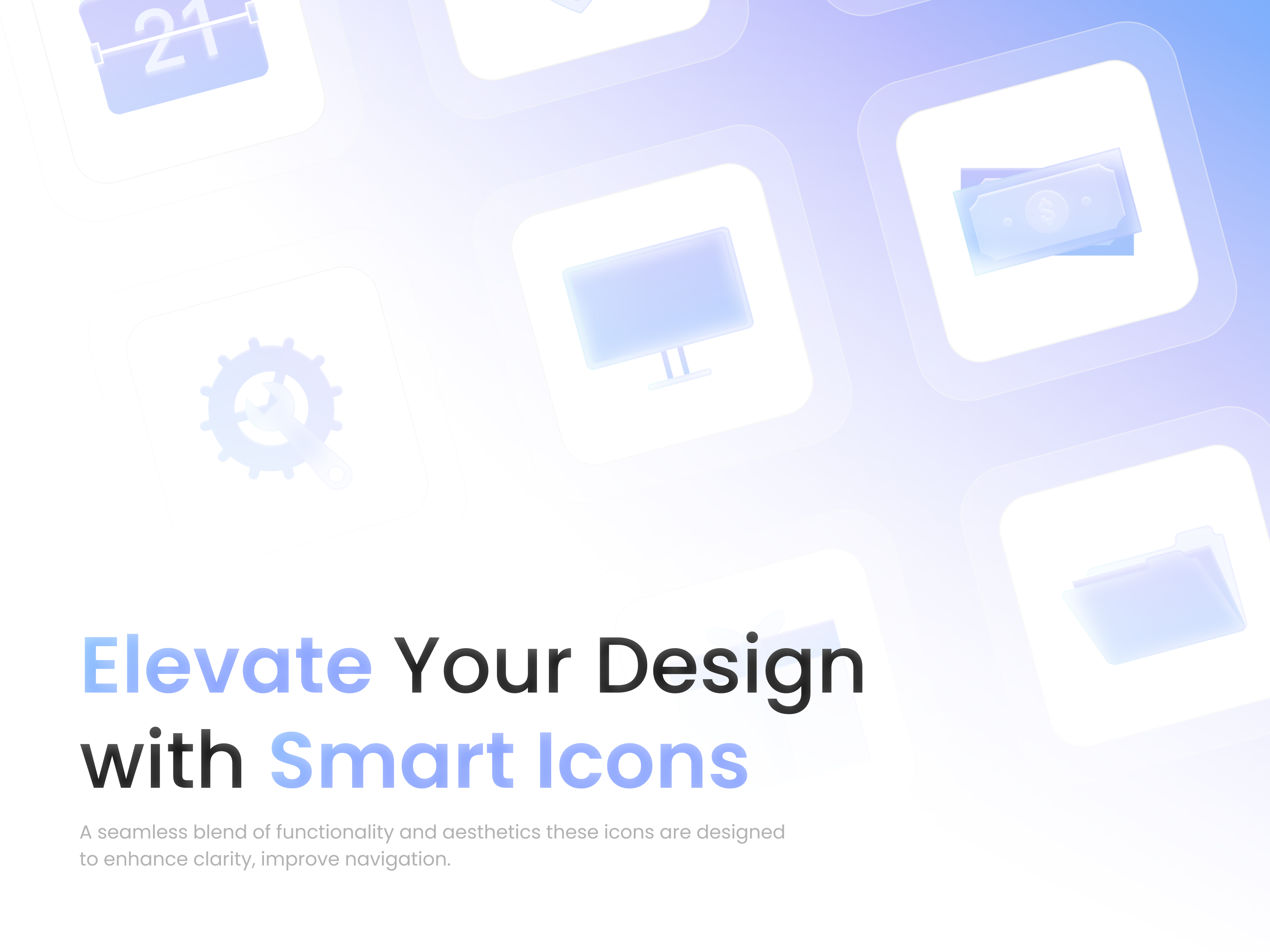 Lucent - Smart Icons brand identity clean icon cool icon empty state illustration emura studio glassmorph icon glassmorph illusration graphic design icon icon design icon familiy icon set illustration illustration design logo modern icon modern illustrartion ui icon visual identity