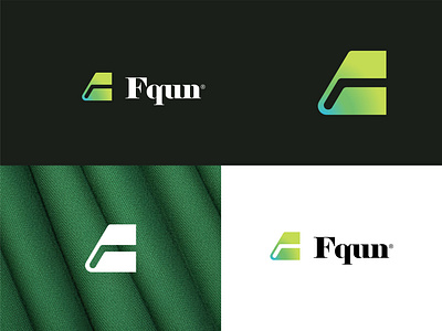 Fqun Logo Design app branding concept design ecommerce green icon leaf logo logo design logo mark logotype mark minimal minimalist modern monogram logo simple typo vector