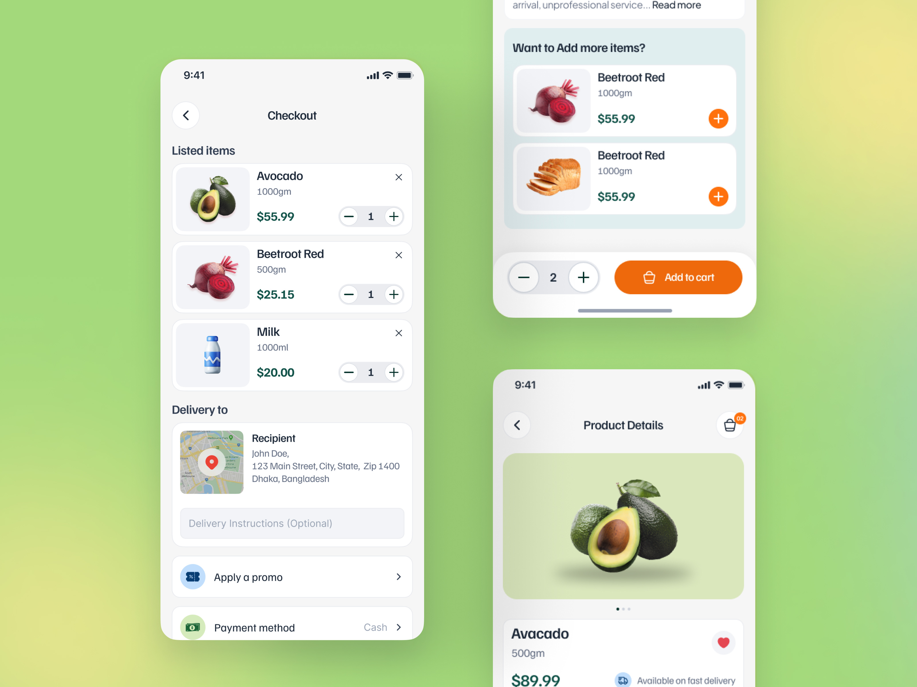 Grocery Mobile App UI/UX Design by FocoTik UI/UX Agency on Dribbble