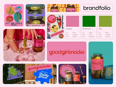 Good Girl Snack Branding - Brand Assets, Strategy Maps and more! brand brand assets brand design brand designer brand identity brand strategy branding clean logo logo design modern ui ui design ux web design