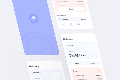 Finco App design figma fintech interface mobileapp productdesign ui ux