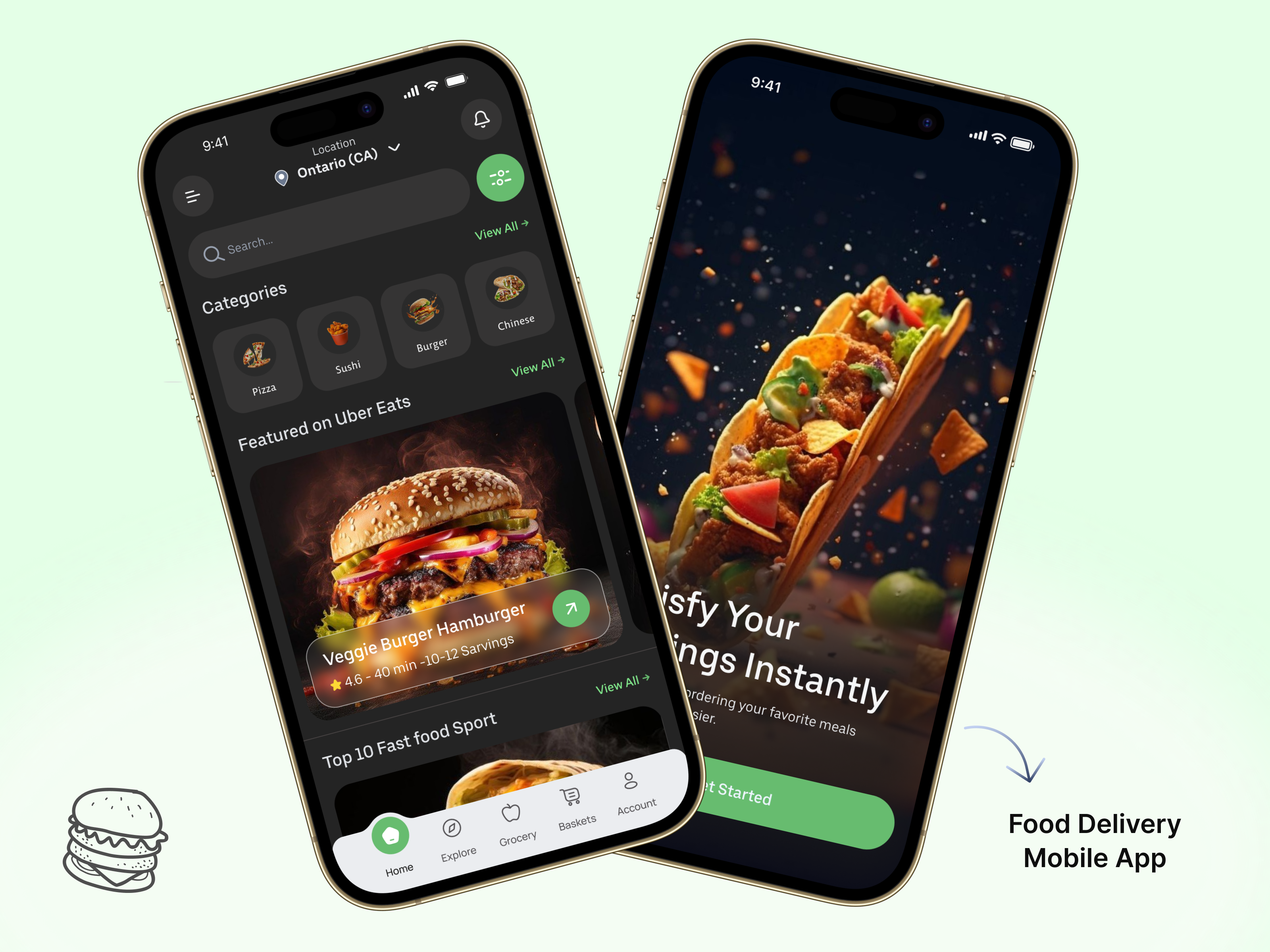 Food Delivery Mobile App 🍔📲 delivery delivery tracking e commerce fast food food app food delivery app food delivery application food delivery service food delivery website food order food ordering app ios and android app minimal food ui mobile app mobile app design online food app online shop