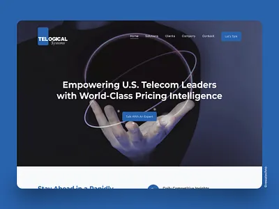 Telogical Systems adobe photoshop figma minimalist pricing intelligence squarespace squarespace site telecom ui ux