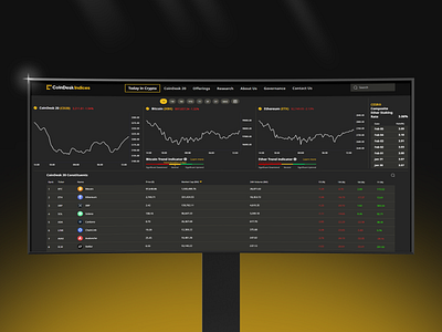 Crypto Indices Platform app branding design graphic design illustration logo saas typography ui ux vector