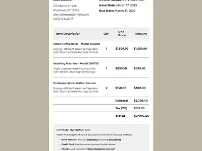 Invoice #DailyUI app branding design graphic design illustration logo typography ui ux vector