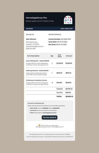 Invoice #DailyUI app branding design graphic design illustration logo typography ui ux vector