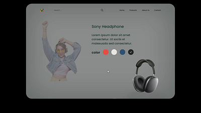 Circular rotating slider animation circular rotating slider motion graphics product page ui