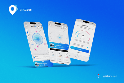 GPS app ui app design ui