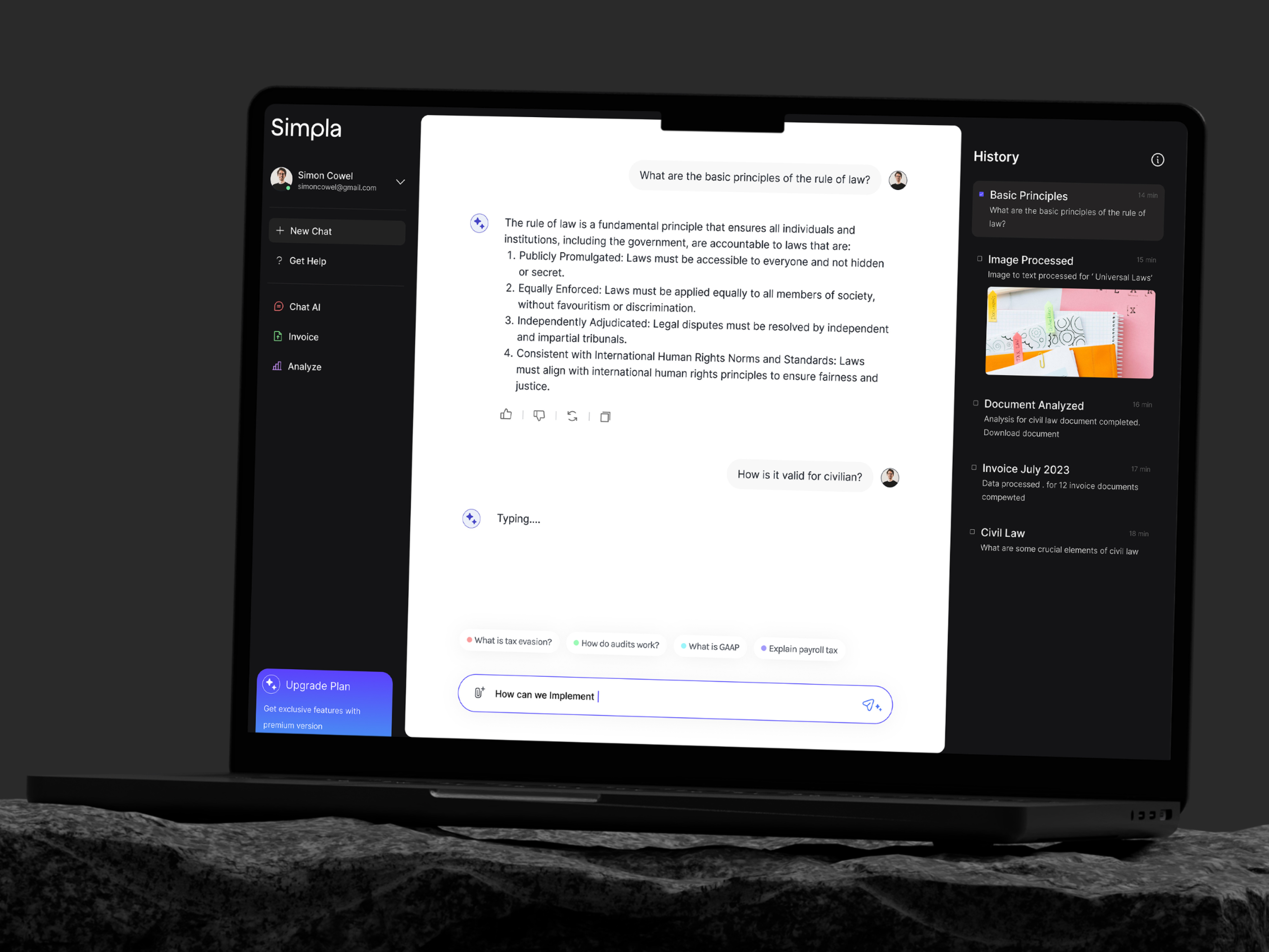 Example of Ai Interface Design