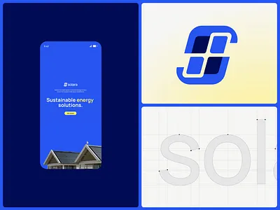 Solara Brand Identity branding energy graphic design letter s logo logo design logodesign logoinspire solar solar logo solarpallate