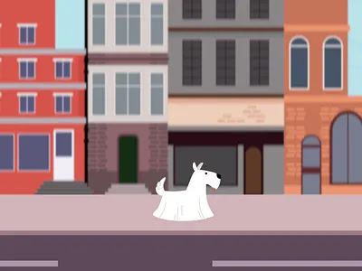 Character Graphic Design | Animated Dog Illustration 2d animation animated dog illustration animation character character graphic design design graphic design illustration motion graphics svg animation svgator