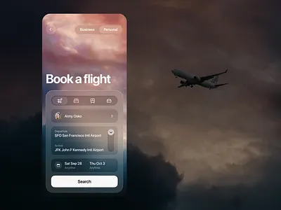 Flight tickets app app branding design flat icon illustration logo typography ui ux