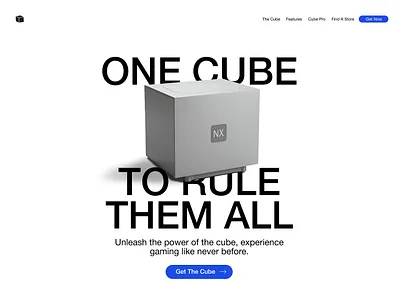 Game console hero Section Concept design figma hero landing page template ui ui design web design