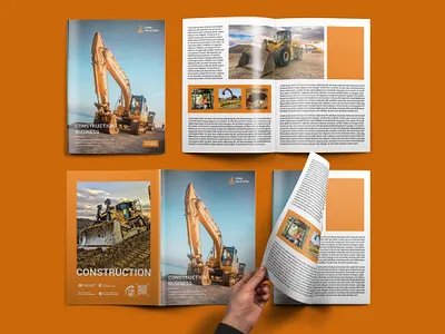 Construction Brochure | Construction Catalouge | Brochure branding brochure catalouge constructionbranding constructionbrochure constructionbusiness constructioncatalogue constructioncompany constructionprint constructionprojects design flyer graphic design modern brochure proffesional cataloge