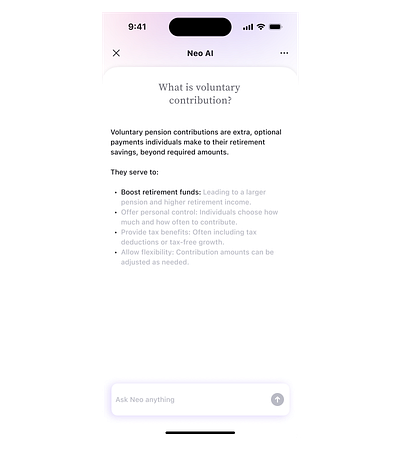 Assistant app concept ui